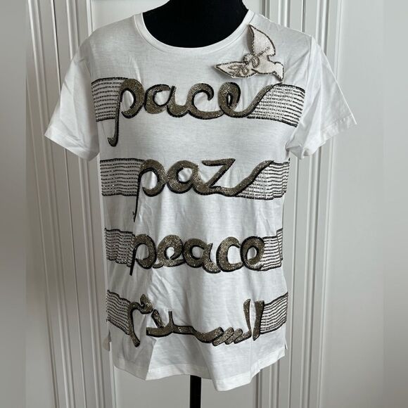 Valentino Beaded  PeaceTee‎ - Picture 4 of 12